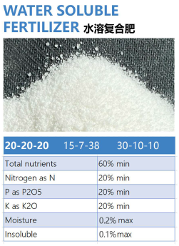 WATER SOLUBLE FERTILIZER