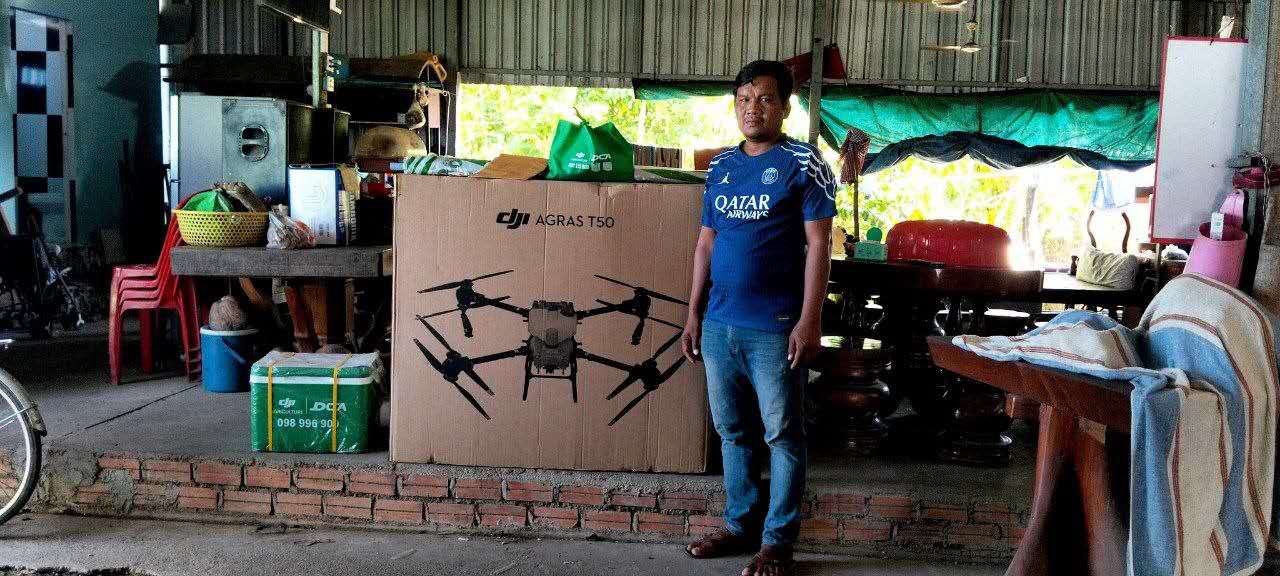 2025年8月3号成功交付一套无人机设备